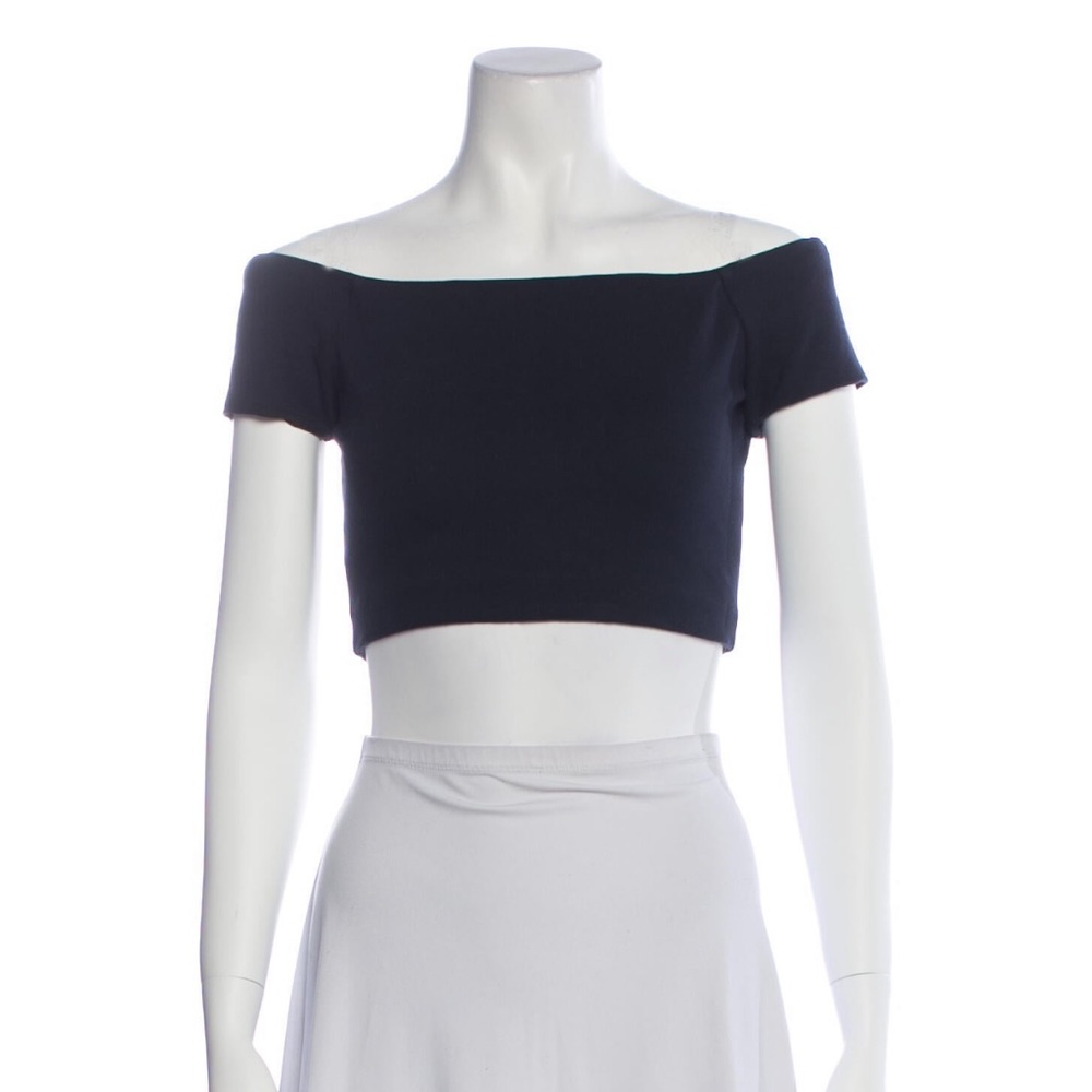 Alice + Olivia Cap Sleeve Crop